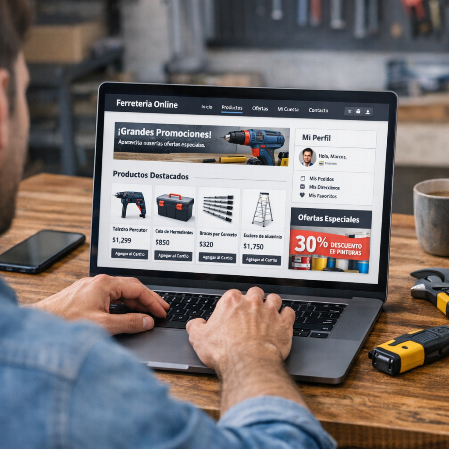 Las imágenes demo no se muestran en tu página web